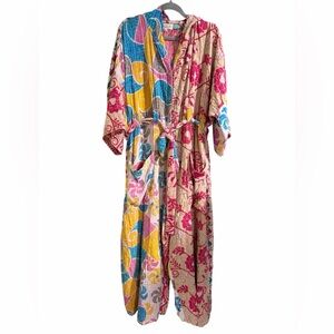 Kantha Bae Kantha Zen Hooded Jumpsuit Boho